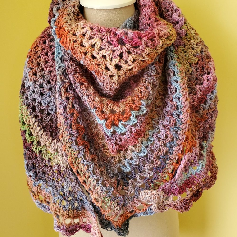 Crochet Hollywood Oversized Shawl/New